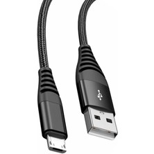 Zipax Casper Vıa A1 F1 M1 M2 A3 F2 G1 Plus Şarj Kablosu 1.2 Metre Micro USB Hasır