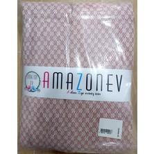 Amazon Ev Naturel Tek Kişilik Pike Takımı-Pudra Krem