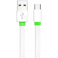 Zipax Vivo Y70 Şarj Kablosu 2.4A Yassı Type C - GR-GD34T
