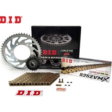 Dıd Zincir Dişli Seti Honda Nt (1100 Cc) (2022-2022) / Zincir : DID-525ZVM-X (GOLD)-122 / Dişli: Jt (16T) - Sunstar (41T)