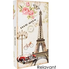 Relavant 300'LÜK Fotoğraf Albümü Paris Desenli 10X15 cm Kaliteli Albüm