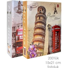 Relavant 15X21 Fotoğraf Albümü 200'LÜK Pisa ve Eyfel Tasarım
