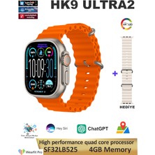 Qifit Watch 9 Serisi Hk9 Ultra 2 Gen 3 Amoled Ekran Chatgpt Bt Arama Ios Android Uyumlu Akıllı Saat