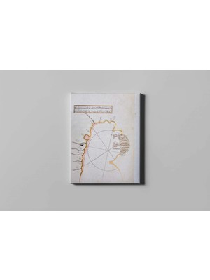 Fotolyo Piri Reis Kitab-I Bahriye Reşti Kalesi Haritası