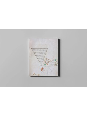 Fotolyo Piri Reis Kitab-I Bahriye Çuka Adası Haritası