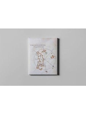 Fotolyo Piri Reis Kitab-I Bahriye Kerpe Adası Haritası 2