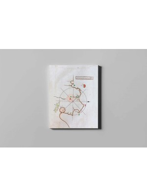 Fotolyo Piri Reis Kitab-I Bahriye Benzut Yenzut Haritası