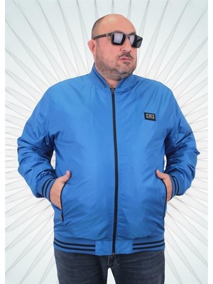 Starbattal Büyük Beden Saks Renkli Basic Pilot Mont 23823 Erkek Kullanımına Uygun