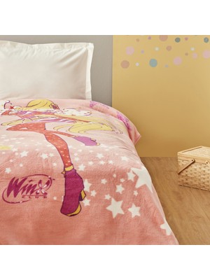 Winx Karaca Home Winx Stella Tek Kişilik Battaniye