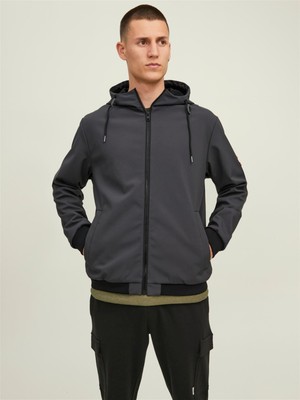 Jack & Jones Kapüşonlu Logolu Ceket- Classic