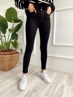 Key Moda Kadın Skinny Pantolon Siyah