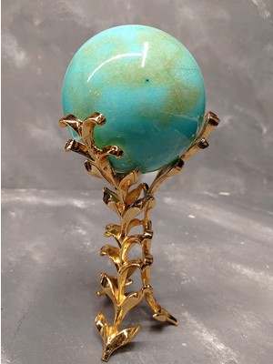 X Mermer Pirinç Kaideli Mermer Top Obje