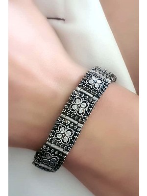 925 ayar gümüş tasarım el işi bileklik