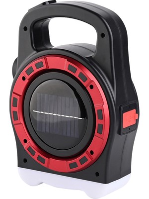 Virox HB-6678C Cob Ledli 20 Watt 3 Kademeli Şarj Edilebilir USB Çıkışlı Solar Lamba (81)