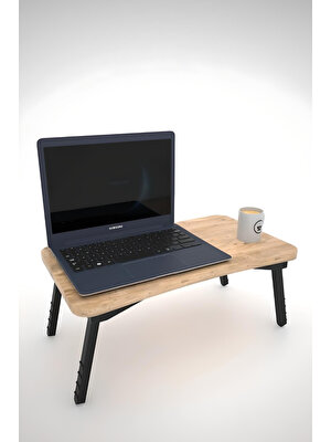 Kadın Girişimci Ve Üretim Kooperatifi Laptop Sehpası,masası, Katlanabilir Yatak,koltuk Üstü,kahvaltı,bilgisayar Sehpası Atlantik Çam