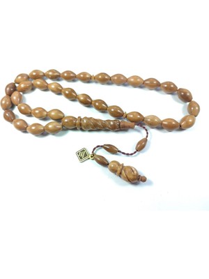 İskeçe Tesbih Iskeçeli Cemil Usta Işi Imzalı Kalem Oyma Kuka 3482