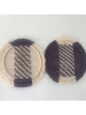 Glcn Handmade Store 3 Boyutlu Makrome Duvar Dekoru