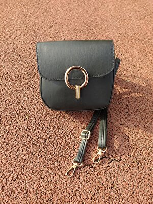 Luxury Bags Accessory Kadın Siyah Çapraz Askılı Omuz Çantası