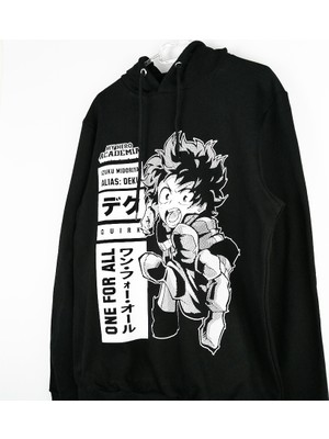 Populus My Hero Academia Kapşonlu Sweatshirt