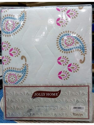 Jolly Home 4 Mevsim Tek Kişilik Kapitoneli Nevresim Takımı-Sima Indigo