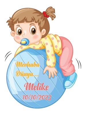 Dnslgrup Isimli Ahşap Bebek Magnetleri 25 Adet