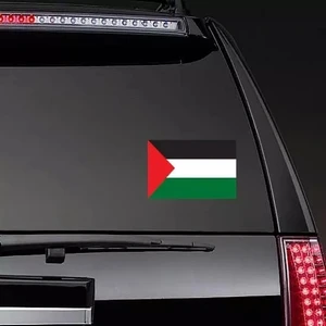 Filistin Bayrağı Araba Arka Cam Için 20CM ve 7cm 2 Adet