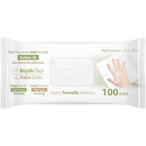 Doğadan Pratik Yüzey Temizlik Havlusu 100 Yaprak