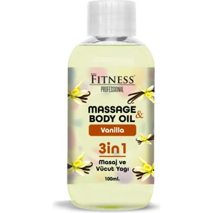 Fitness Professional Masaj ve Vücut Yağı Aromaterapi Rahatlatıcı Çiftlere Özel Vanilya Özlü 100 ml