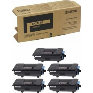 Photo Print Kyocera Ecosys M3145DN TK-3160 Chipli Siyah Ithal Muadil Toner 12.500 Sayfa 5 Adet