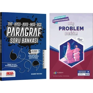 Antrenman Yayınları Hiç Problem Değil ve Ankara Kitap Merkezi Paragraf Soru Bankası Seti 2 Kitap