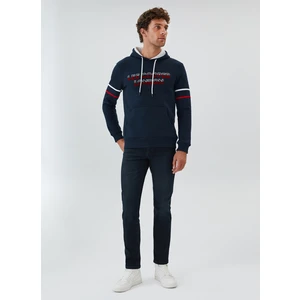 Lee Cooper Kapüşon Yaka Lacivert Erkek Sweatshırt 241 Lcm 241004 Athel Lacıvert