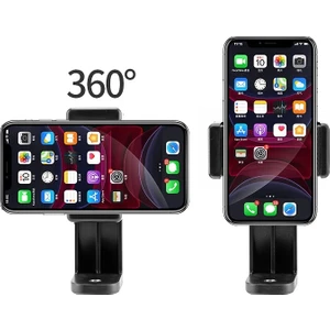 Tripod ve Monopod Için Telefon Tutucu Bağlantı Aparatı Yatay ve Dikey Kullanılır
