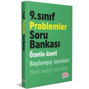 Editör Yayınları 9. Sınıf Problemler Soru Bankası Özetin Özeti