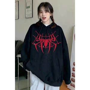 Spiderman Örümcek Ağ Kapşonlu Sweatshirt