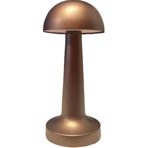 Forlife Dekoratif Şarjlı LED Masa Lambası Bronz FL-8080