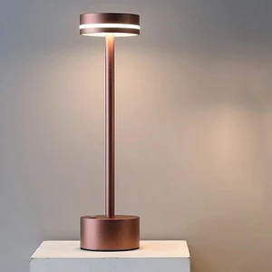 Göksu Dekoratif Şarjlı LED Masa Lambası Rose Gold FL-8065