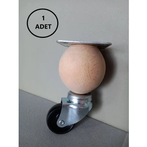15 cm Ahşap Tekerlekli Sihirli Masa Ayağı, Akıllı Masa Ayağı, Akıllı Sehpa Ayağı, Sihirli Sehpa Ayağı