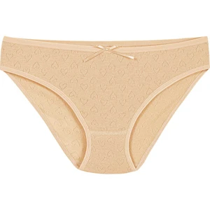 Yıldız Çamaşır 6'Lı Pamuk Kadın Jakarlı Kalpli Bikini Külot Q3575