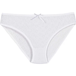 Yıldız Çamaşır 6'Lı Pamuk Kadın Jakarlı Kalpli Bikini Külot Q3575