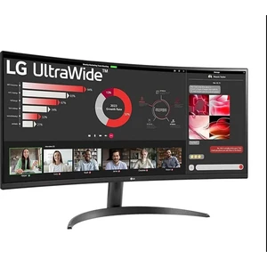 Lg 34" Ultrawıde 5ms 100Hz Curved Freesync Monitör 34WR50QC-B