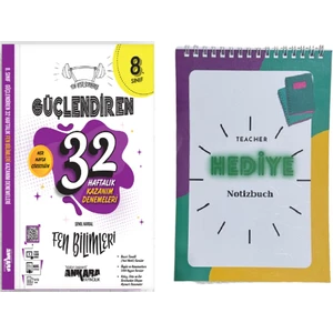 Ankara Yayıncılık Yeni Müfredat 2024 8.Sınıf Fen Bilimleri Güçlendiren 32 Haftalık Deneme Nesil