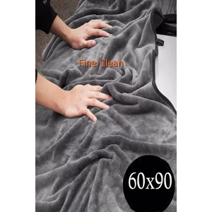 Fine Clean ( 90X60 cm ) Maxi Boy Mikrofiber Oto Yıkama ve Araba Kurulama Bezi Ekstra Su Emici