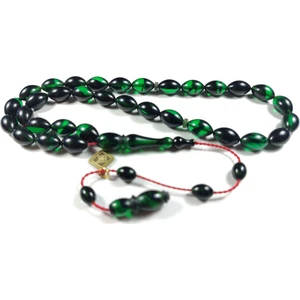 İskeçe Tesbih Hakan Kaya Usta Işi Imzalı Sıkma Kehribar 3597