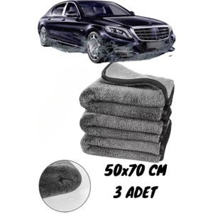 Fine Clean ( 3 Adet ) Mikrofiber Yer ve Araba Yıkama Oto Kurulama Bezi 50*70