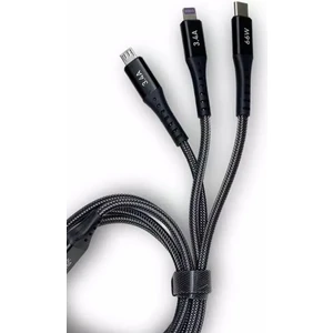 Huawei Mate 20 Pro Şarj Kablosu 3in1