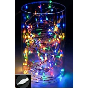 Peri LED Işık 10 Metre Usb'li Renkli