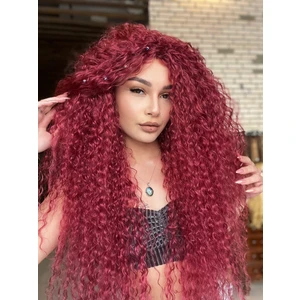 Peruk Market Dansöz Boy Jumbro Afro Peruk Kızıl