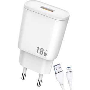 Tecno Spark 8c Şarj Aleti Micro USB 18W 3.0A Hızlı Şarj