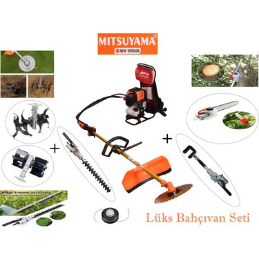 T.Yoshizawa Mitsuyama Japon Sırt Tırpan Lüks Bahçıvan Seti 4.2 kw 5.7 hp Fiyatı
