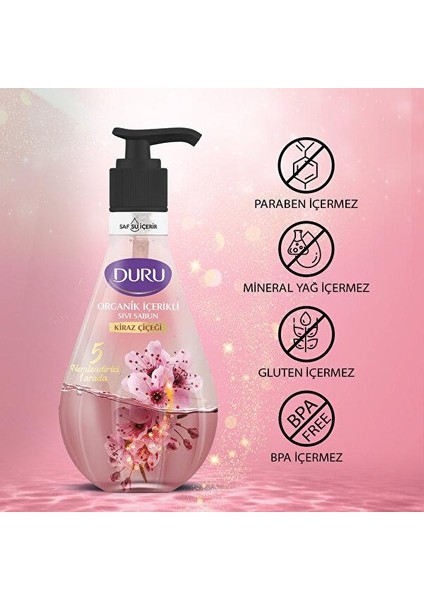 Sıvı Sabun Kiraz Çiçeği 500 ml x 3 Adet